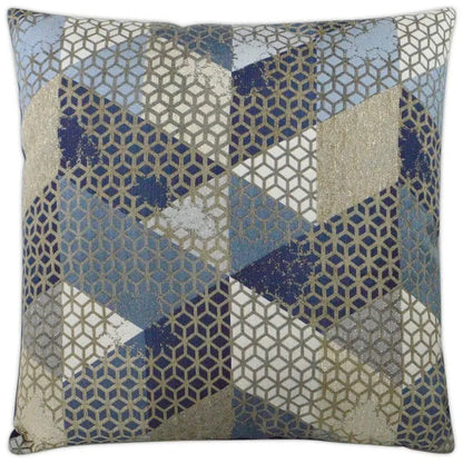 Silicon Blue Throw Pillow With Insert