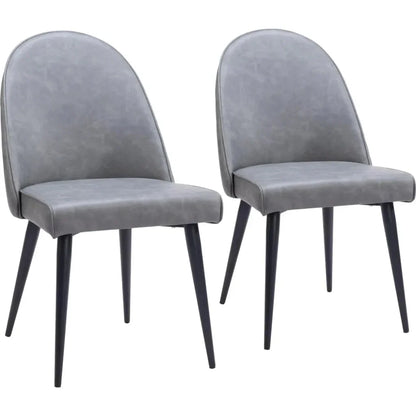 Silloth Steel Armless Dining Chair 2PC
