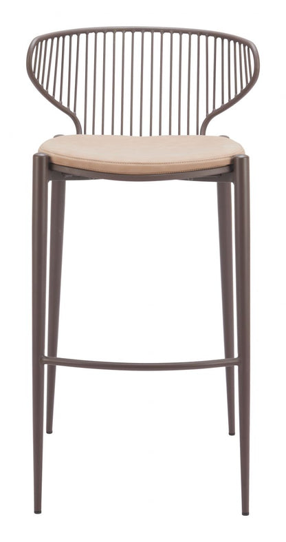 Silues Faux Leather Barstool 2PC