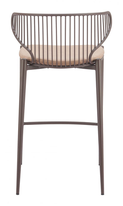 Silues Faux Leather Counter Stool 2PC