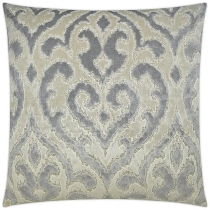 Sirocco Grey Throw Pillow With Insert