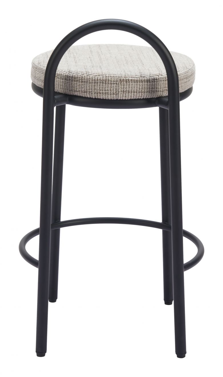 Sisal Chenille Fabric Counter Stool 2PC