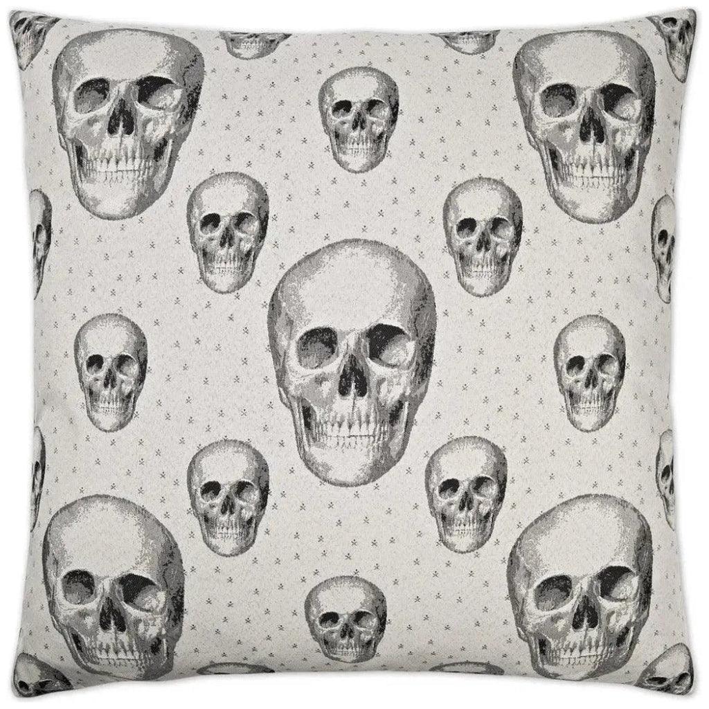 Skalle Off-White Throw Pillow With Insert