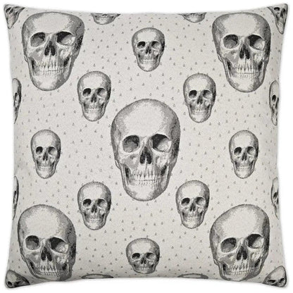 Skalle Off-White Throw Pillow With Insert