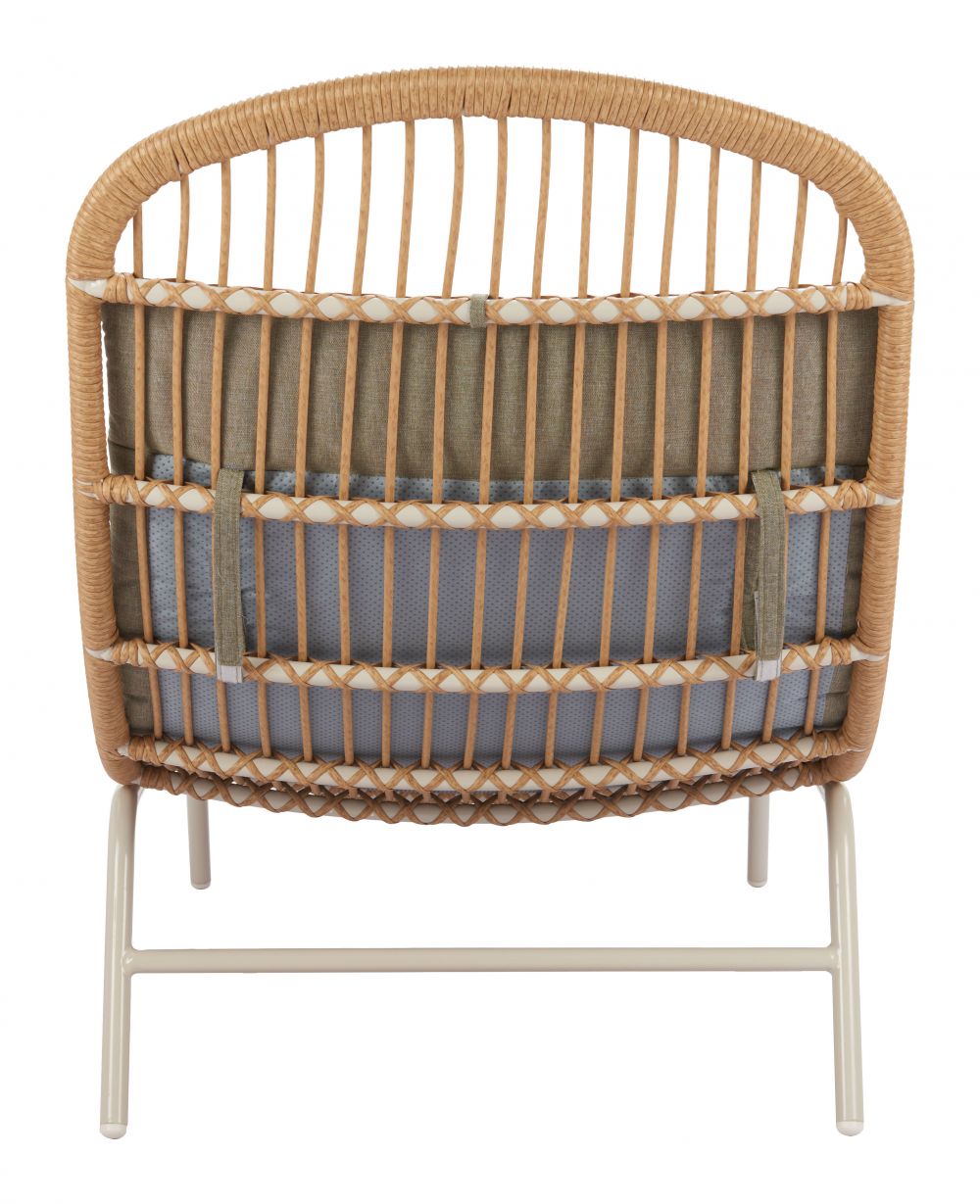 Skim Olefin Fabric Outdoor Chaise Lounge