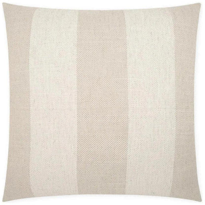 Skippy Flax Beach Stripes Large Throw Pillow Insert