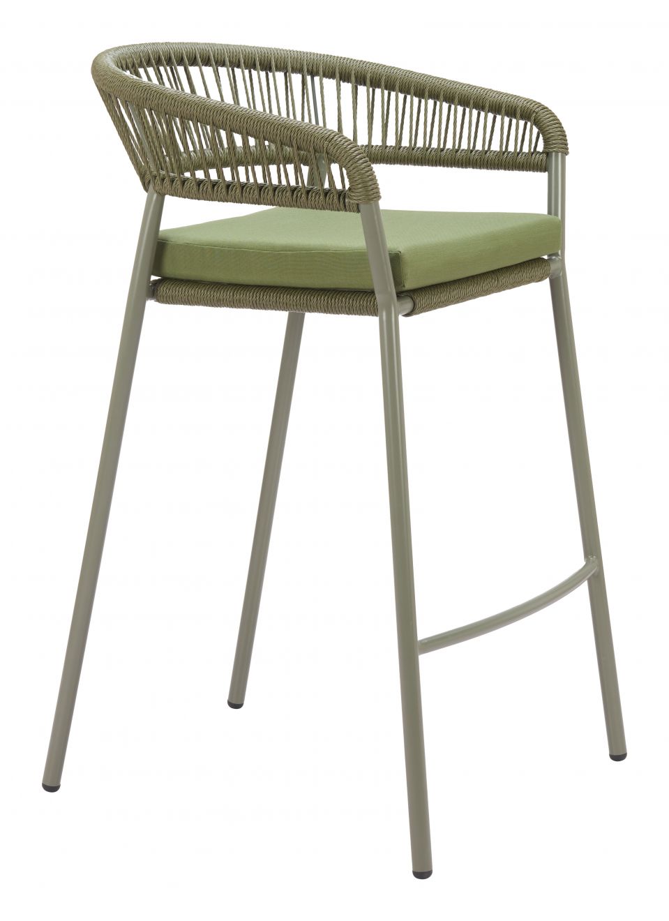 Skye Olefin Fabric Outdoor Barstool 2PC