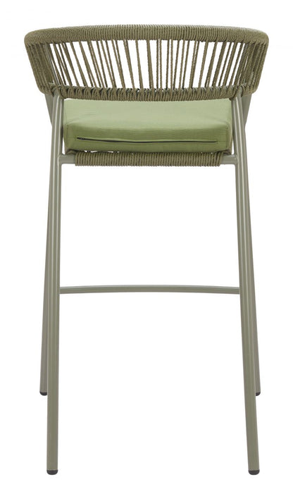 Skye Olefin Fabric Outdoor Barstool 2PC