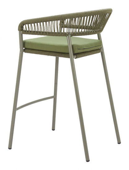 Skye Olefin Fabric Outdoor Barstool 2PC