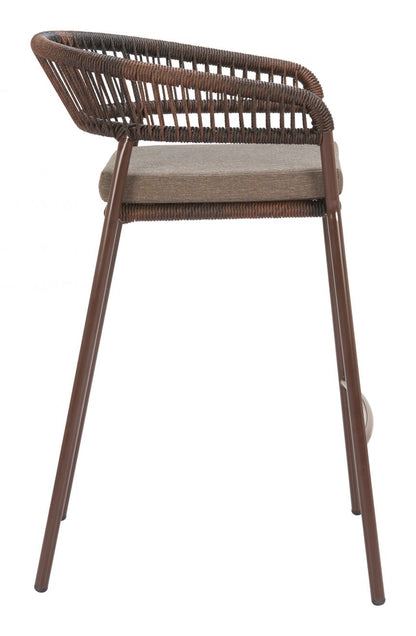 Skye Olefin Fabric Outdoor Barstool 2PC