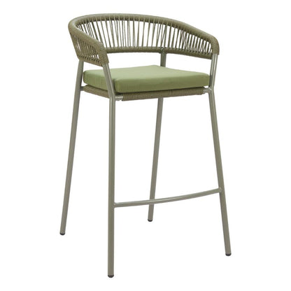 Skye Olefin Fabric Outdoor Barstool 2PC