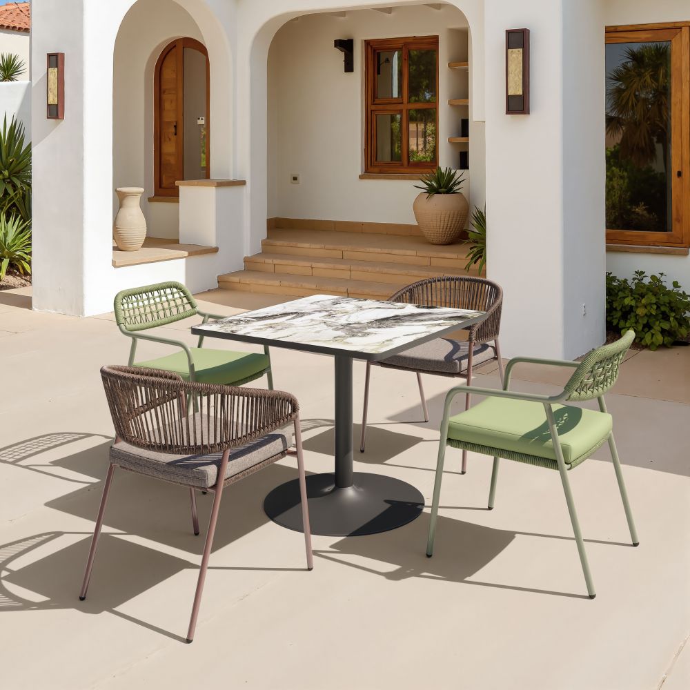 Skye Olefin Fabric Outdoor Dining Chair 2PC