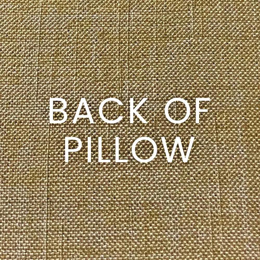 Slip Knot Charcoal Gold Taupe Large Throw Pillow Insert