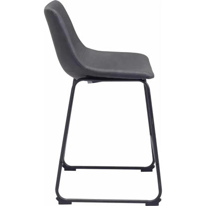Smart Counter Chair (Set of 2) Charcoal