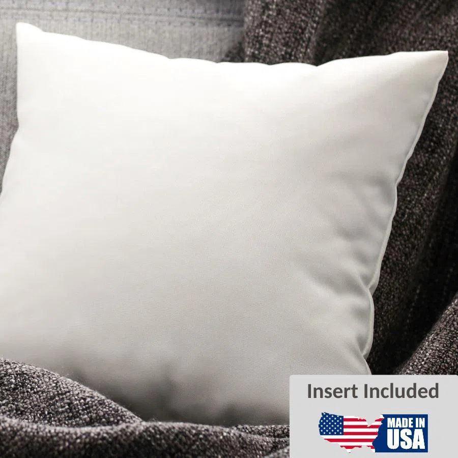 Smoothie Taupe Solid Taupe Large Throw Pillow Insert