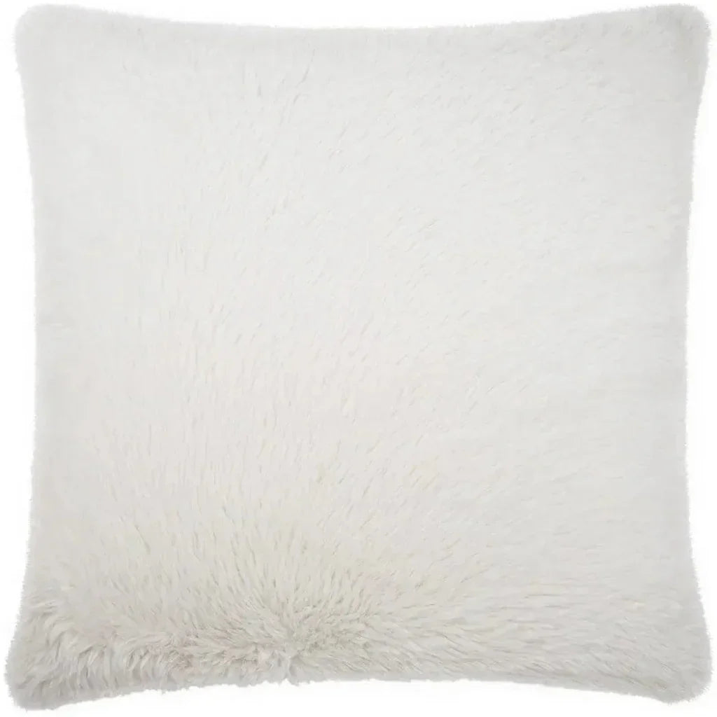 Snow Bunny White Throw Pillow With Insert