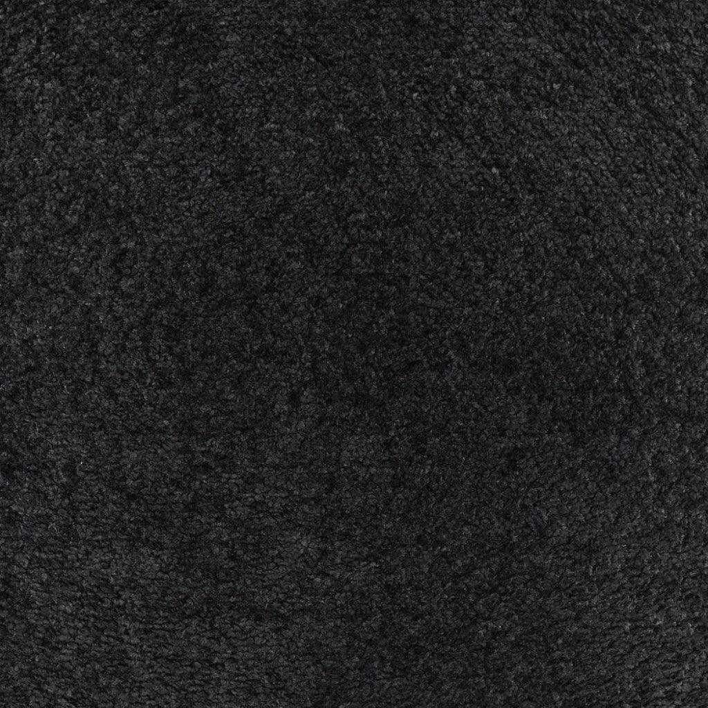 Snuggle Black Throw Pillow With Insert