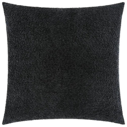 Snuggle Black Throw Pillow With Insert