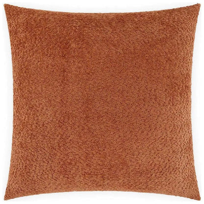 Snuggle Rust Brown Throw Pillow With Insert