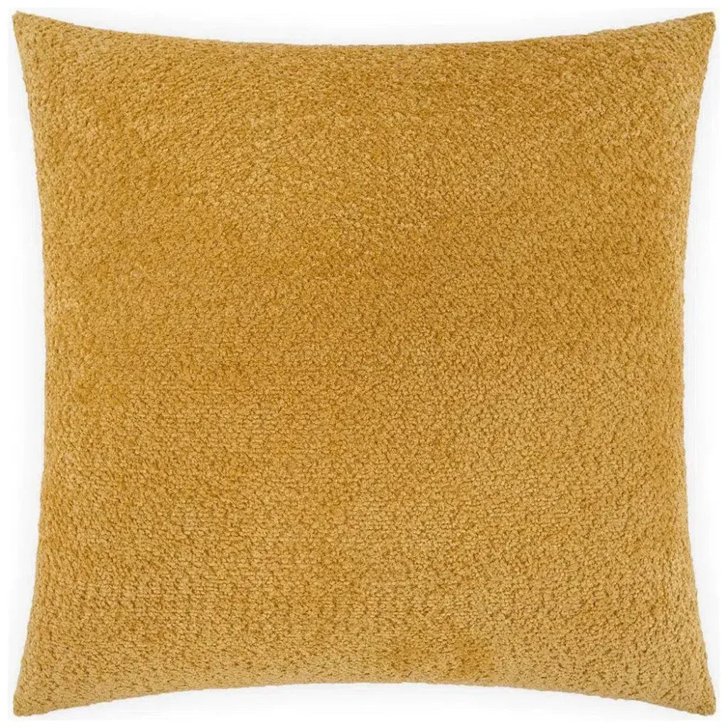 Snuggle Yellow Throw Pillow With Insert