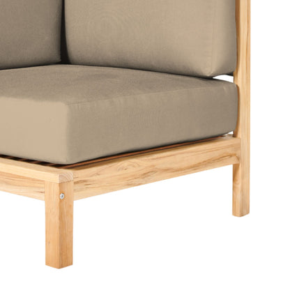 SoHo Outdoor Sectional Corner with Sunbrella Cushion