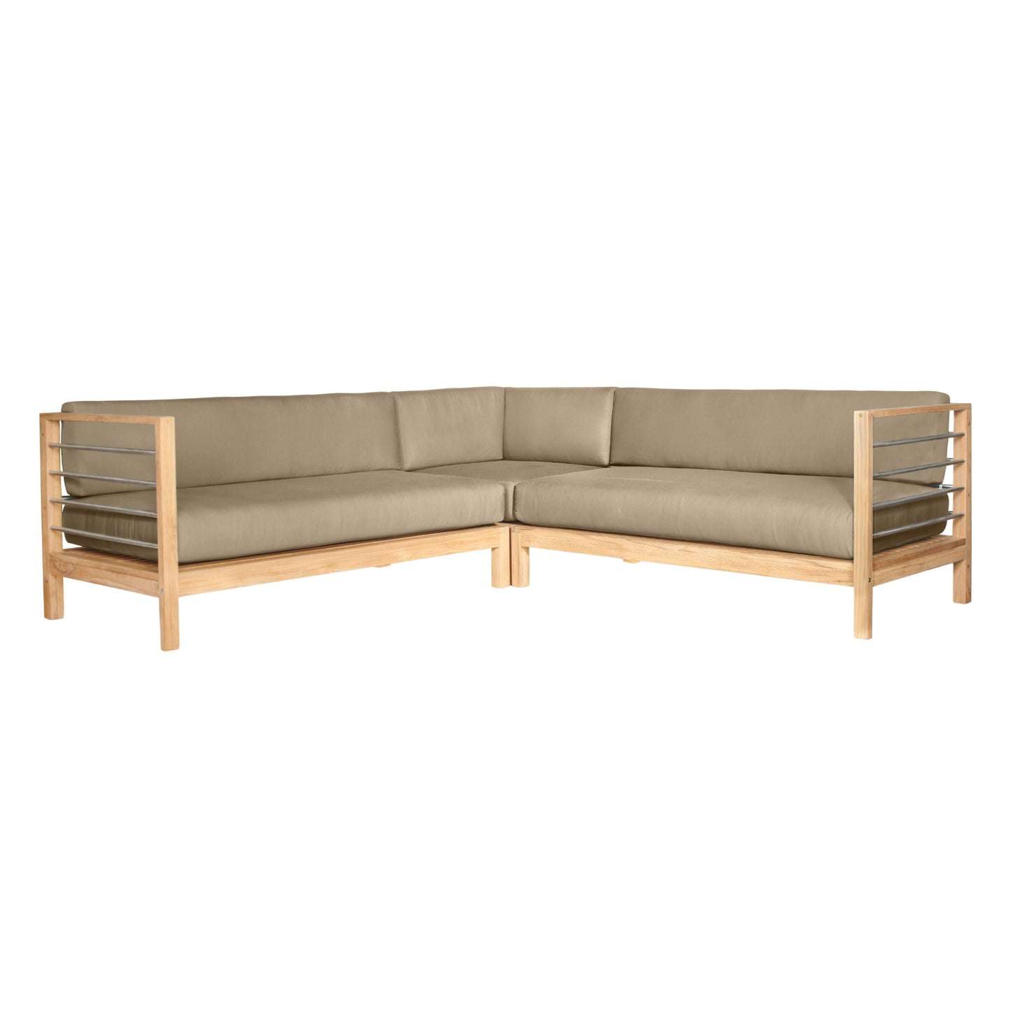 SoHo Outdoor Sectional Corner with Sunbrella Cushion