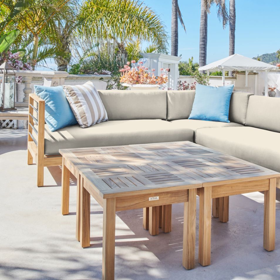 SoHo Outdoor Sectional Corner with Sunbrella Cushion