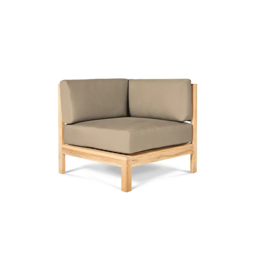 SoHo Patio Sectional Deep Sofa Set with Sunbrella 7PC
