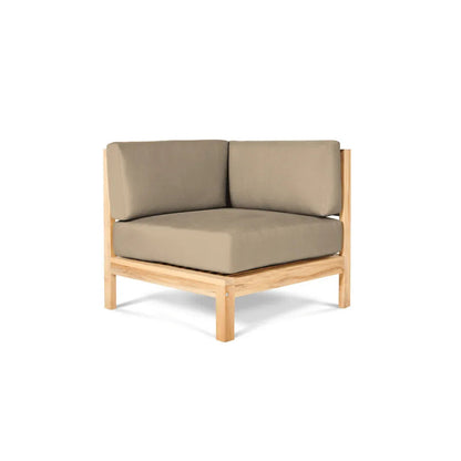 SoHo Patio Sectional Deep Sofa Set with Sunbrella 7PC