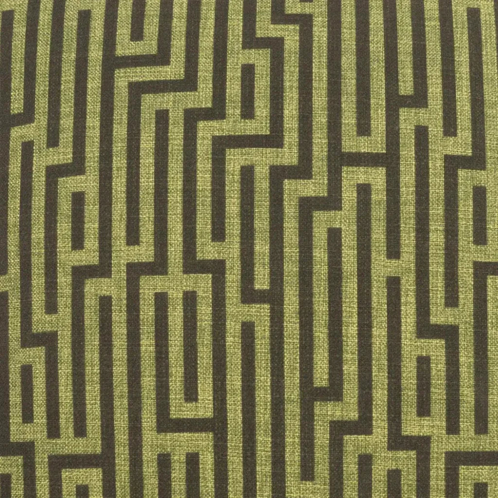 Soho Green Throw Pillow With Insert