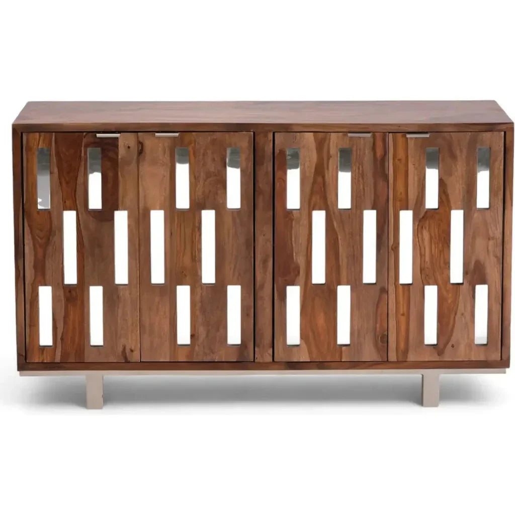 Solandor Four Doors Wood Sideboard