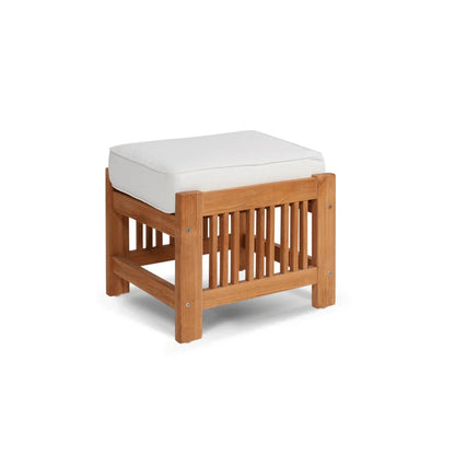 Soleil Teak Patio Lounge Set with Sunbrella Cushion 2PC