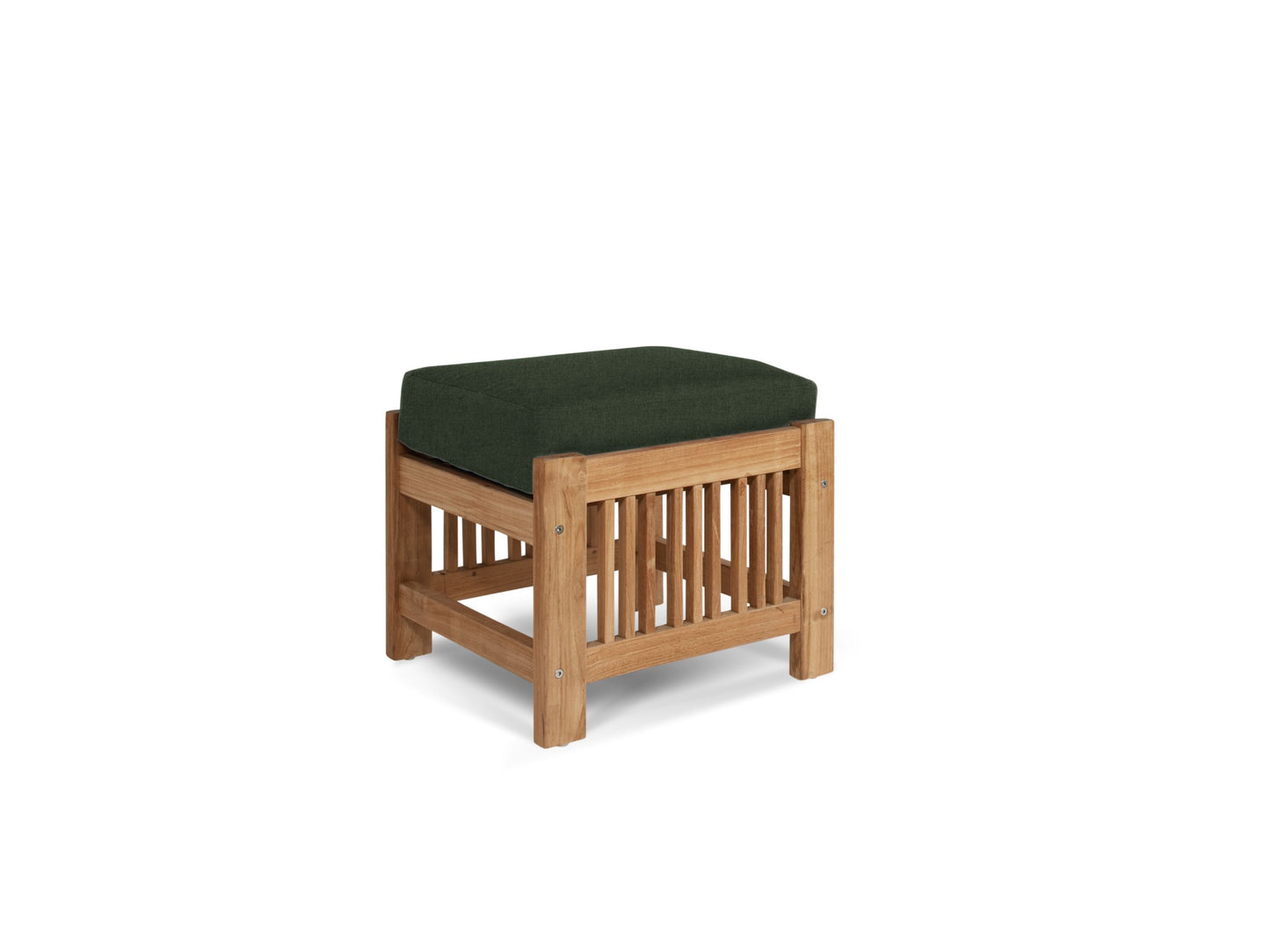Soleil Teak Patio Lounge Set with Sunbrella Cushion 2PC