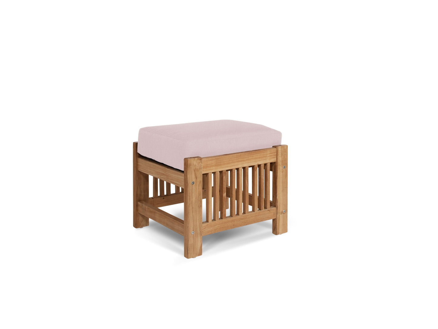 Soleil Teak Patio Lounge Set with Sunbrella Cushion 2PC
