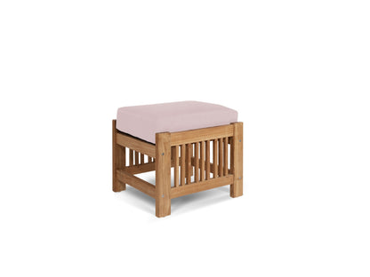 Soleil Teak Patio Lounge Set with Sunbrella Cushion 2PC