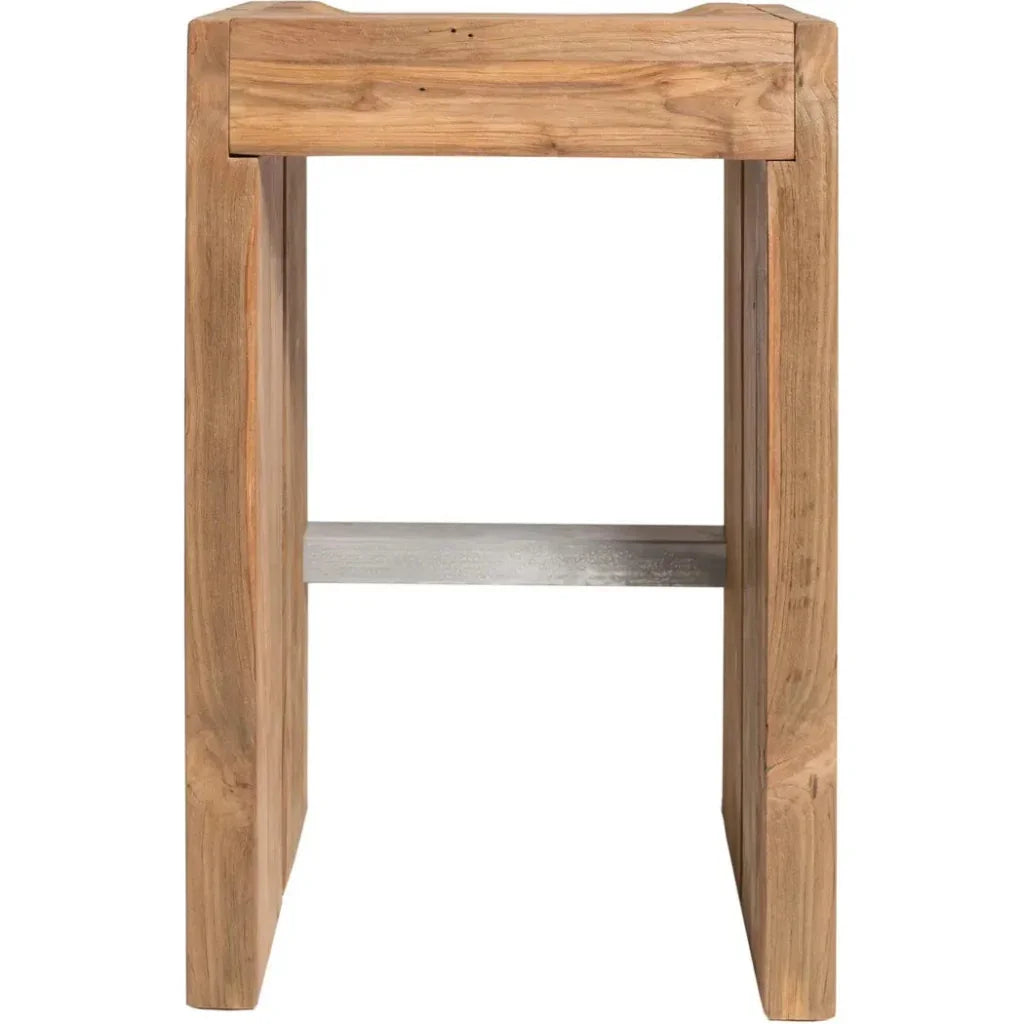 Solo Bar Stool Set of Two -Brown Outdoor Bar Stools