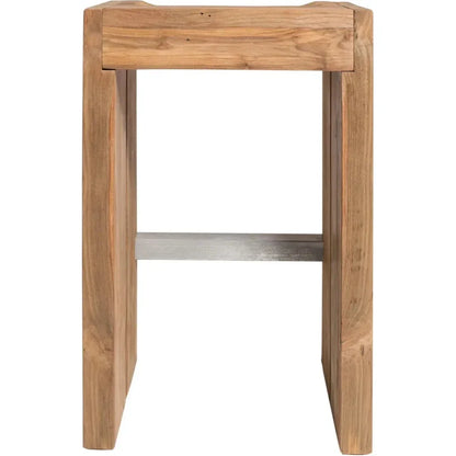 Solo Bar Stool Set of Two -Brown Outdoor Bar Stools