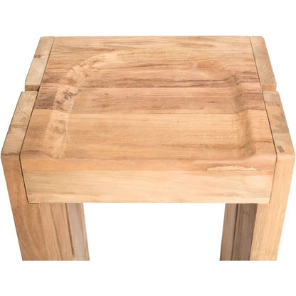 Solo Bar Stool Set of Two -Brown Outdoor Bar Stools