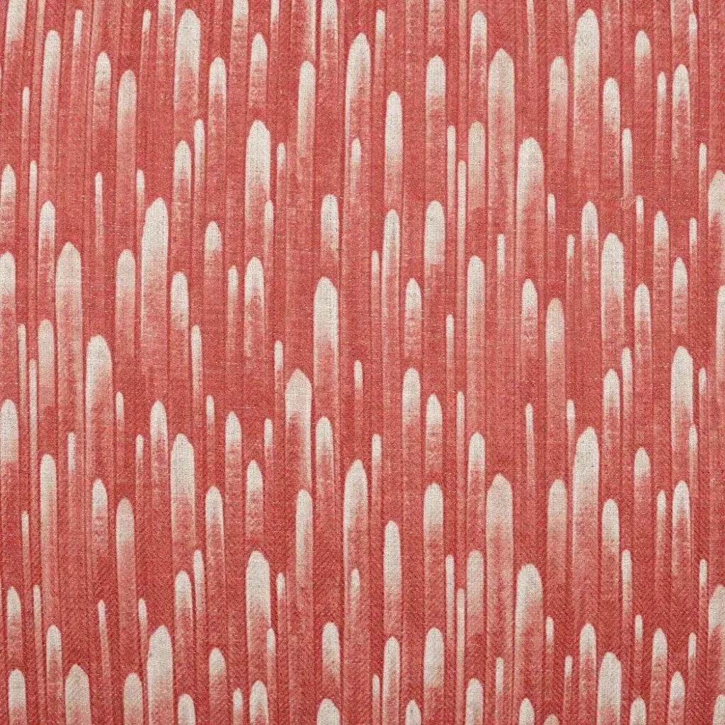 Space Coral Abstract Red Large Throw Pillow Insert