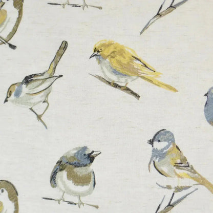 Sparrow Yellow Throw Pillow With Insert