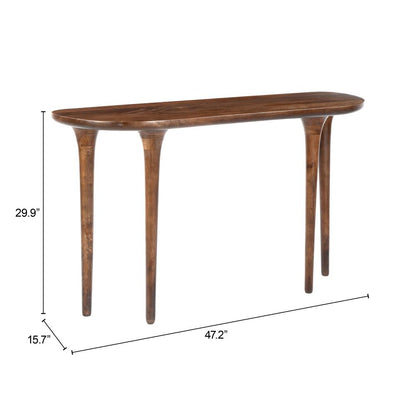 Spiker Solid Wooden Console Table