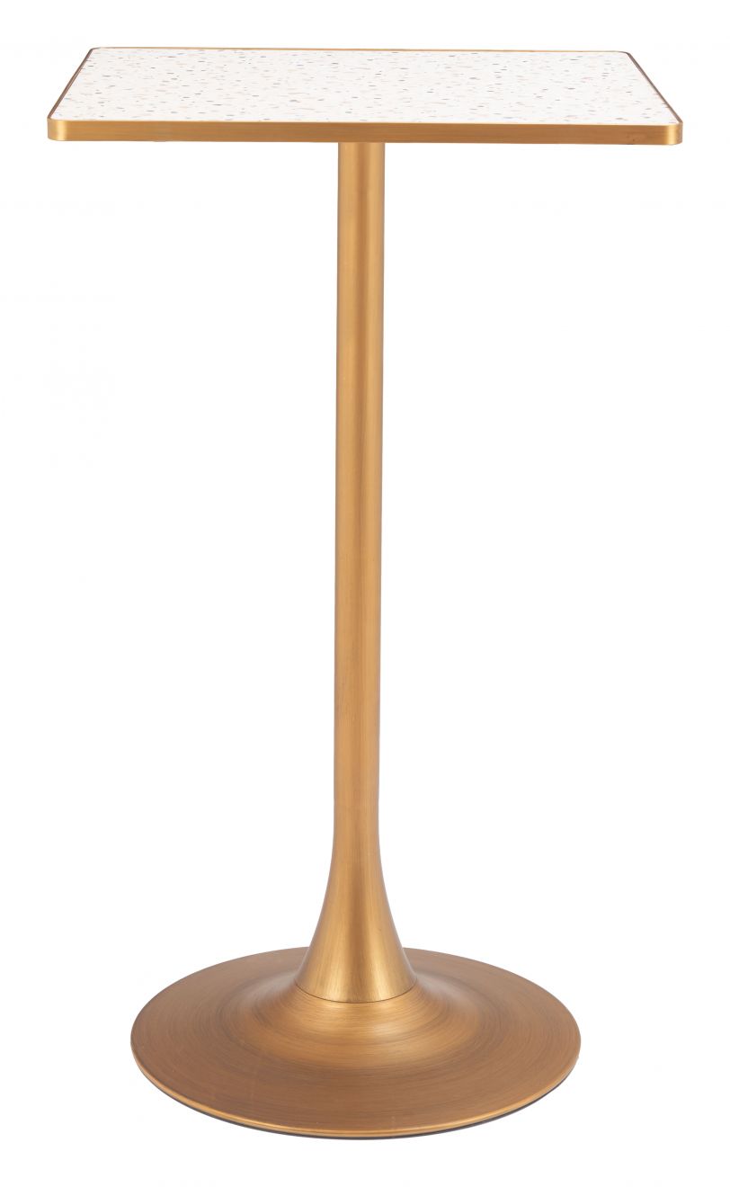 Spot Wood Top Square Bar Table