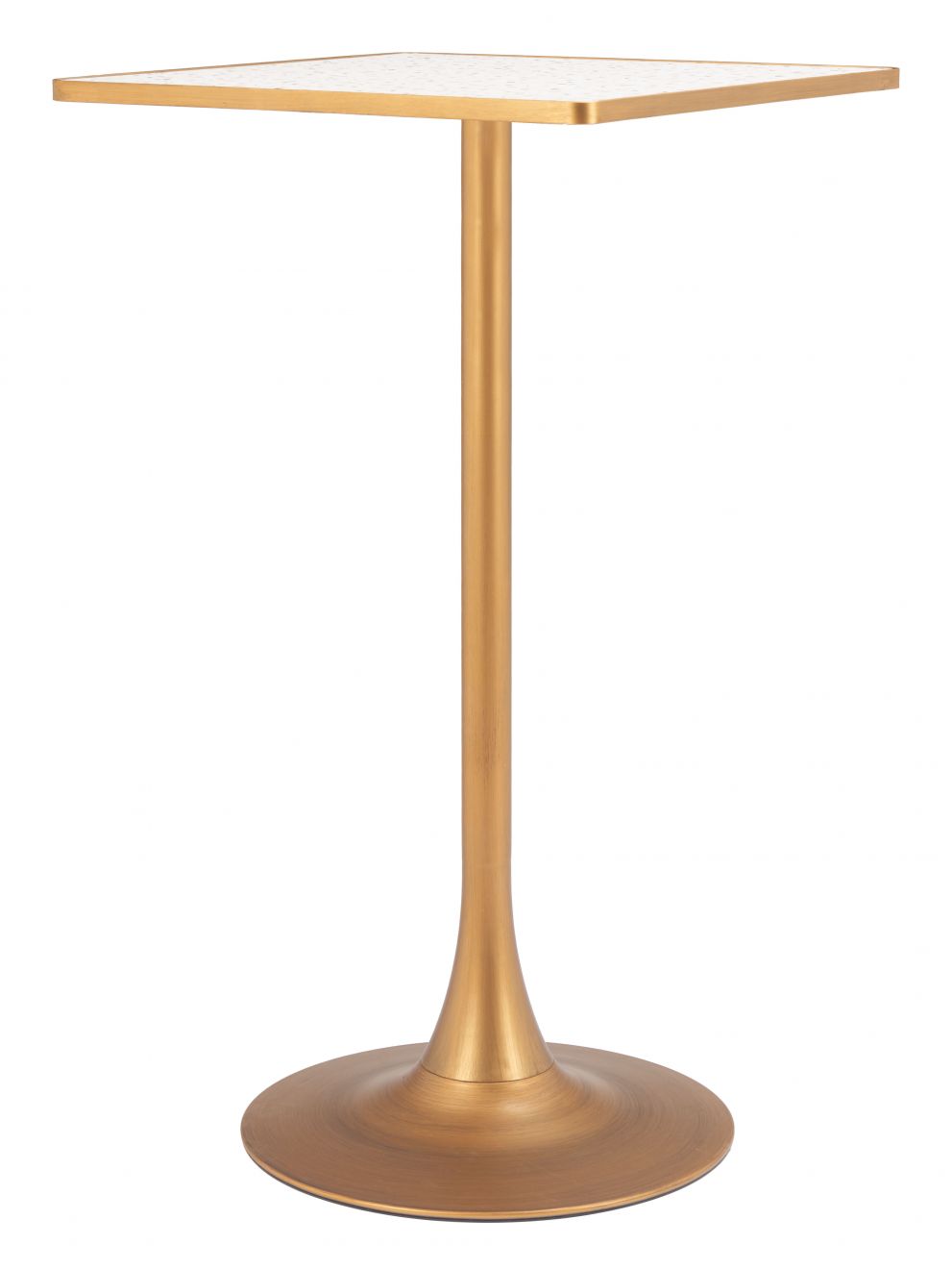 Spot Wood Top Square Bar Table