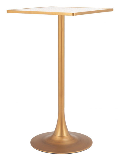 Spot Wood Top Square Bar Table
