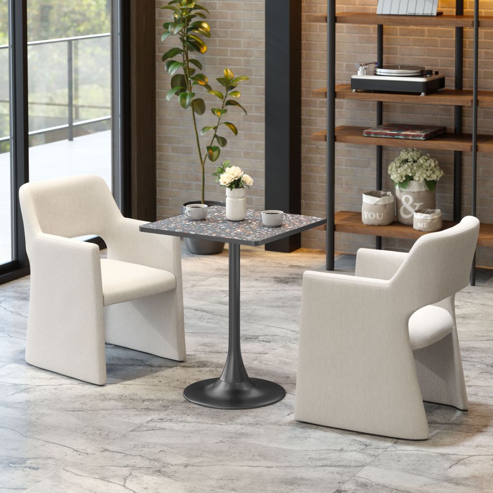 Spot Wood Top Square Bistro Table