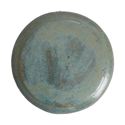 Squat 18 in. Round Ceramic Outdoor Garden Stool