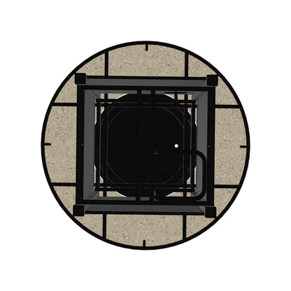54" Round Propane or Natural Gas Outdoor Fire Table