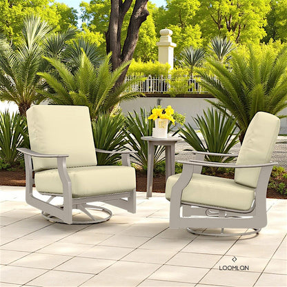 St. Catherine Cushion Deep Seat Swivel Outdoor Rocker