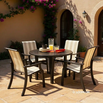 St. Catherine MGP Sling Outdoor Arm Chair