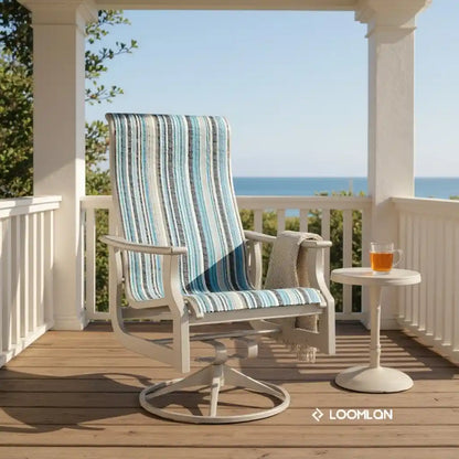 St. Catherine MGP Sling Supreme Swivel Outdoor Rocker